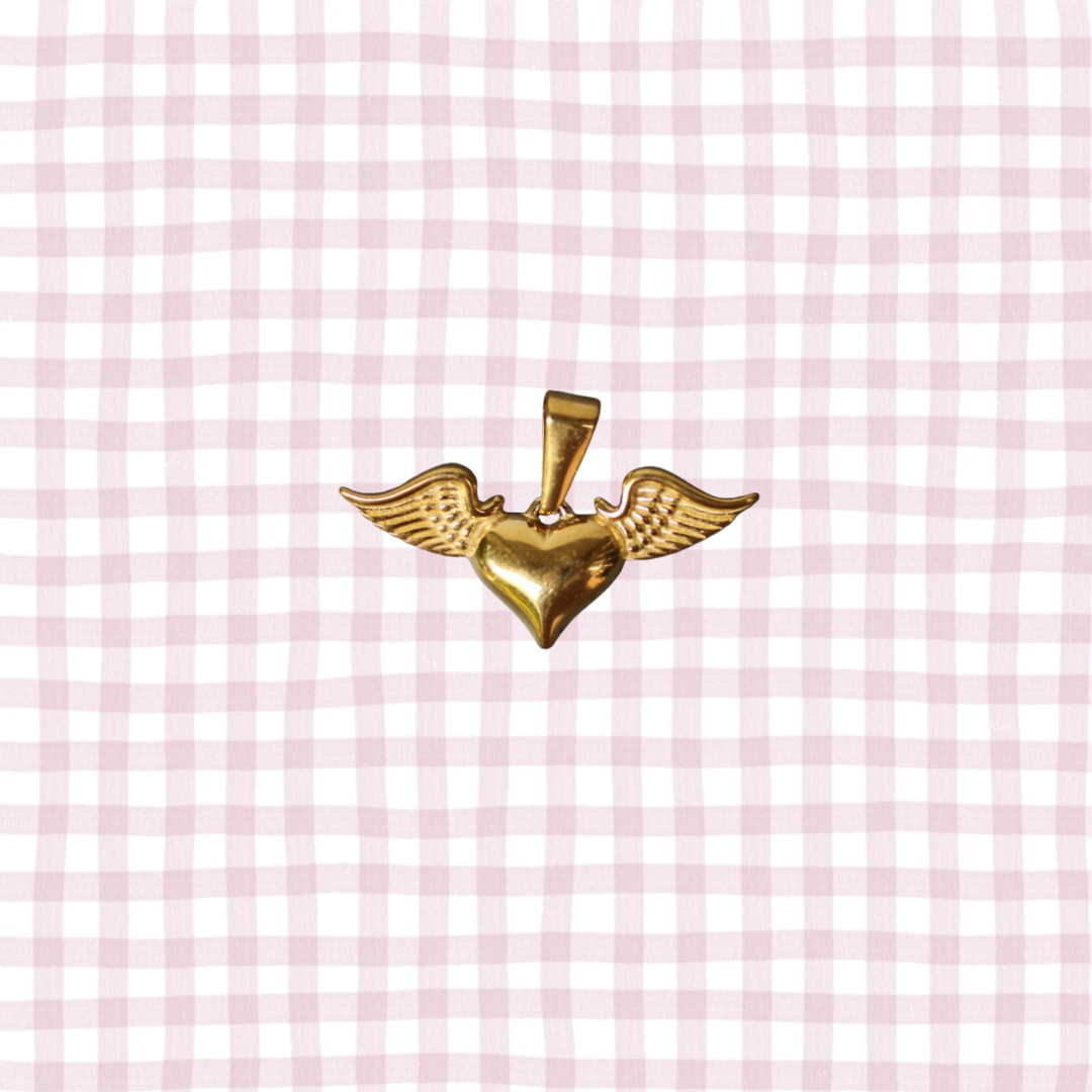 ANGEL HEART CHARM