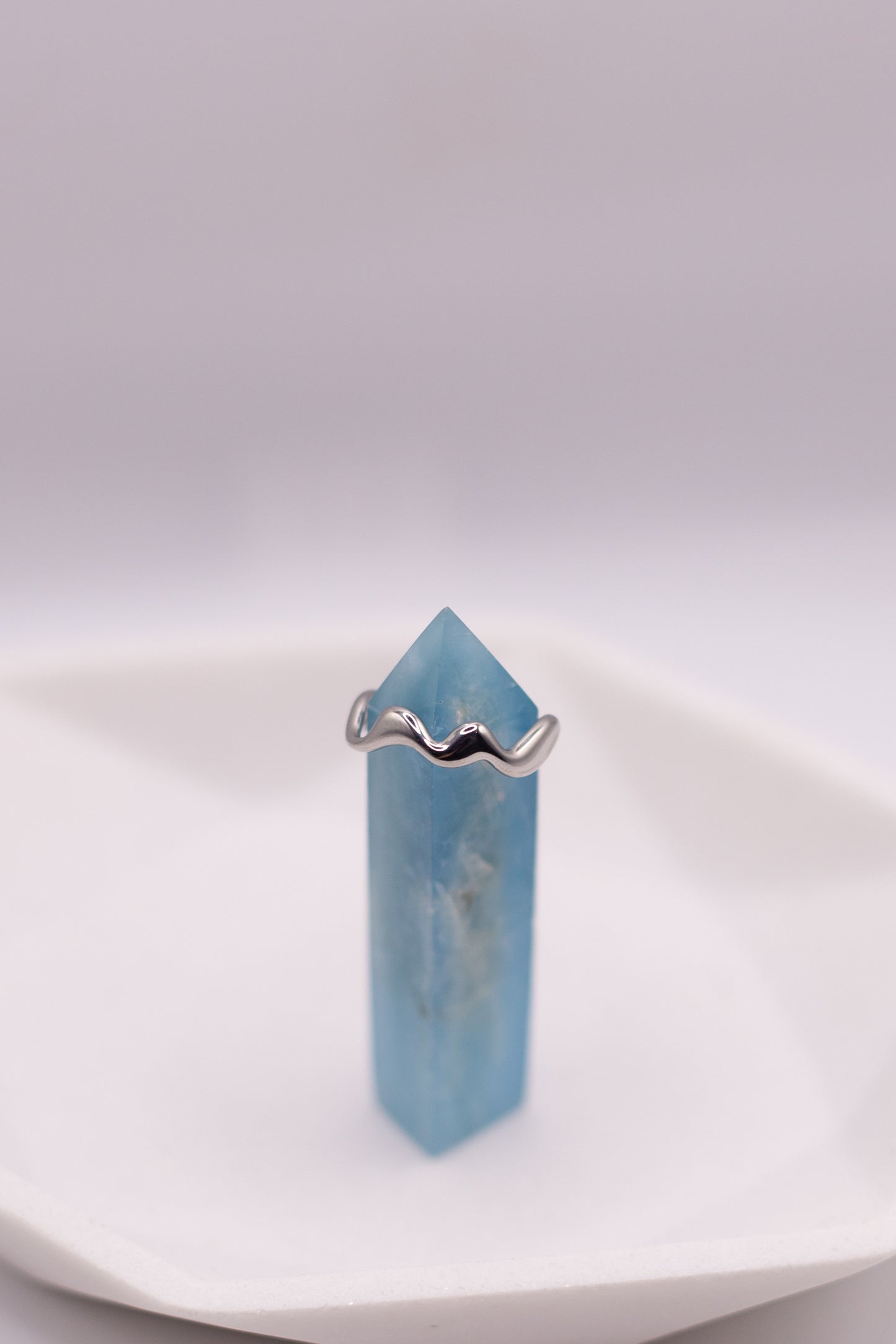 ADJUSTABLE SERENA SQUIGGLE RING