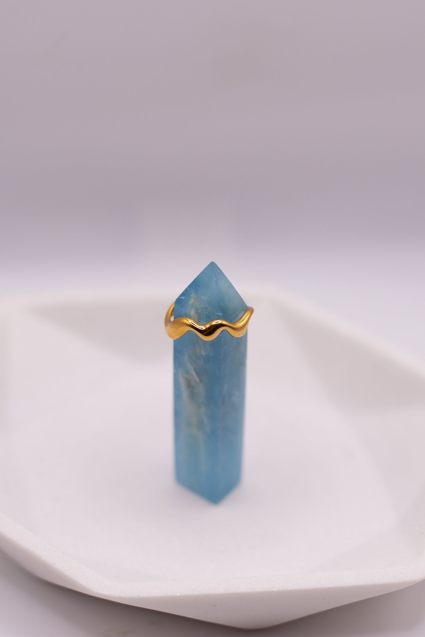 ADJUSTABLE SERENA SQUIGGLE RING