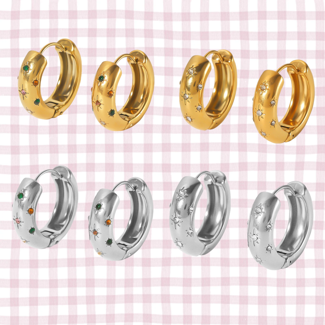 COSMIC CHUNKY HOOPS