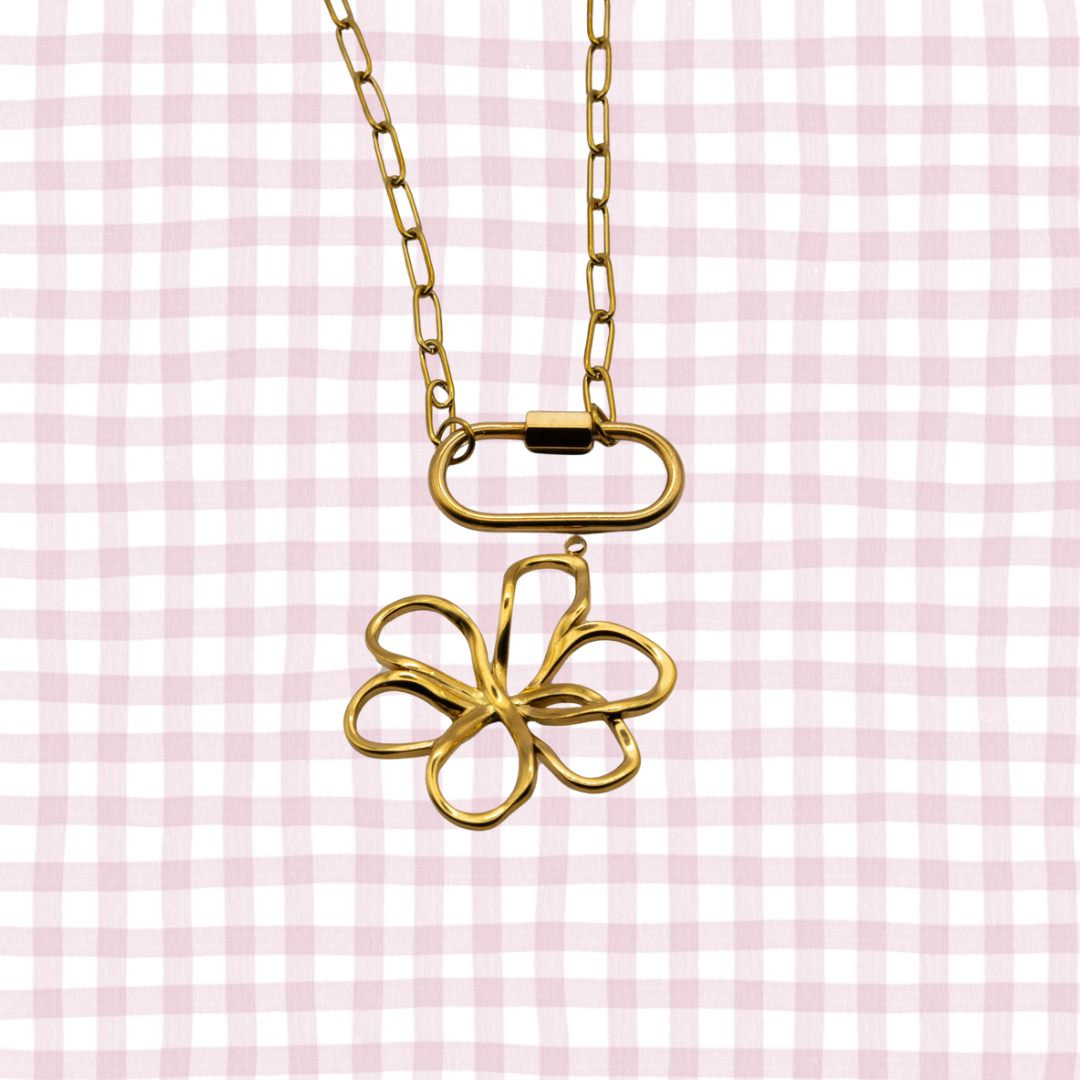 SQUIGGLE FLOWER CHARM