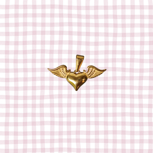 ANGEL HEART CHARM